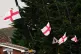 St George's flags fly from lampposts in Highters Heath in south Birmingham, August 27, 2025