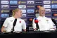 England's Alex Matthews and head coach John Mitchell during a press conference at the Leonardo Waterfront Hotel, Brighton, September 4, 2025