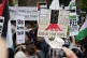Campaigners from the Palestine Solidarity Campaign take part in a protest outside Downing Street, London, to oppose the upcoming visit of Israeli President Isaac Herzog, September 9, 2025