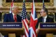 Prime Minister Keir Starmer and US President Donald Trump during a press conference at Chequers, near Aylesbury in Buckinghamshire, on day two of the president's second state visit to the UK, September 18, 2025