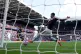 Aston Villa's Ezri Konsa clears a shot off the line from Fulham's Sasa Lukic during the Premier League match at Villa Park, Birmingham, September 28, 2025