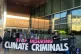 Protesters outside AXA offices. Photo: Extinction Rebellion Scotland