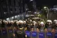 Turkish police officers stand guard as they block access to Turkey's main opposition CHP party headquarters in Istanbul, Turkey, September 7, 2025