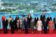 LEADING THE WAY: China’s President Xi Jinping, centre left in front, and his wife Peng Liyuan, centre right in front, pose for a group photo with national leaders and delegations before an opening ceremony of the Global Women’s Summit 2025 at the China National Convention Centre in Beijing, October 13