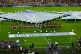 The players line up before the UEFA Super Cup soccer match between Paris Saint-Germain and Tottenham Hotspur in Udine, Italy, August 13, 2025