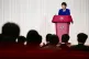 Sanae Takaichi, the newly-elected leader of Japan's ruling party, the Liberal Democratic Party (LDP), attends a press conference after the LDP presidential election in Tokyo Saturday, Oct. 4, 2025
