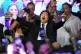 Argentina's President Javier Milei celebrates after winning in legislative midterm elections in Buenos Aires, Argentina, October 26, 2025