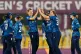 England's players celebrates the dismissal of South Africa's Sune Luus during the ICC Women's Cricket World Cup first semifinal match between England and South Africa at Barsapara Cricket Stadium in Guwahati, India, Thursday, Oct. 29, 2025