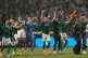 Players of Brazil's Palmeiras celebrate at the end of the Copa Libertadores semifinal second leg soccer match against Ecuador's Liga Deportiva Universitaria in Sao Paulo, Thursday, Oct. 30, 2025