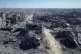 In this drone photo, buildings destroyed during two years of Israeli army bombardments are seen in Gaza City, October 15, 2025