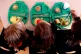 Pupils enjoying school dinners