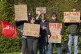 Union members on the picket line outside Scottish Water's scientific services department at Juniper House in Edinburgh, as Scottish Water workers go on strike in a dispute over pay and grading. Picture date: Tuesday April 22, 2025