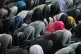 10/09/10 of worshippers attend a service at the Baitul Futuh Mosque, in Morden, Surrey