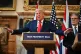 Prime Minister Keir Starmer and US President Donald Trump during a press conference at Chequers, near Aylesbury in Buckinghamshire, September 18, 2025