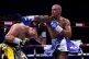 biff: Fabio Wardley (right) in action against Joseph Parker