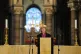 Archbishop of Canterbury-designate Dame Sarah Mullally delivers an address in the Quire of Canterbury Cathedral in Kent, following the announcement that she will be the 106th archbishop of Canterbury, October 3, 2025