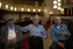 Holocaust survivors Walter Bingham, 101 (left), Paul Alexander, 87 (centre), and George Shefi, 94, attend an interview at Jerusalem Great Synagogue in Jerusalem, Wednesday, November 5, 2025, ahead the 87th anniversary of Kristallnacht