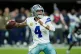 Dallas Cowboys quarterback Dak Prescott throws against the Las Vegas Raiders during the second half of an NFL football game, November 17, 2025, in Las Vegas
