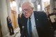 A GRAVE SENSE OF URGENCY: Bernie Sanders heads to the Senate chamber at the Capitol in Washington on Monday