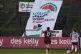 A flag in the stands during the Bohemians Women friendly match against the Palestine women's national team at Dalymount Park in Dublin, May 15, 2024