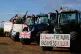 Tractors with placards parked up outside the Diddly Squat Farm shop in Chipping Norton, Oxfordshire, as Farmers to Action continue their national campaign for the Government to drop Inheritance Tax on family farms, September 13, 2025