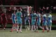 Leyton Orient players celebrate after an own goal by Tamworth's Kennedy Digie during the Emirates FA Cup first round match at The Lamb Ground, Tamworth. Picture date: Monday November 3, 2025