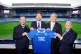 Patrick Stewart (right), Kevin Thelwell (left), Rangers Head Coach Danny Rohl (centre left) and Chairman Andrew Cavenagh, October 21 2025