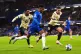 Chelsea's Estevao battles for the ball with Barcelona's Alex Balde (left) and Andreas Christensen (right) battle for the ball during the UEFA Champions League, league phase match at Stamford Bridge, London, November 25, 2025
