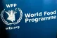 The UN World Food Programme's logo at the agency's headquarters in New York, November 6, 2017