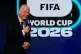 FIFA President Gianni Infantino speaks during the match schedule reveal for the 2026 soccer World Cup in Washington, December 6, 2025