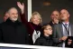 Heart of Midlothian Managing Director, Ann Budge, (centre) waves during the Viaplay Cup semi-final match at Hampden Park, Glasgow, November 5, 2023