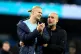 Manchester City manager Pep Guardiola and Erling Haaland, November 2, 2025