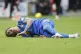 Leeds United's Joe Rodon goes down injured during the Premier League match at the Stadium of Light, Sunderland, December 28, 2025
