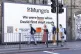 STICKING A PLASTER INSTEAD OF CURING: One of St Mungo's charity billboards installed across London and fitted with orange 'Herephones', which play the inspiring stories of people who have experienced homelessness, July 2025 