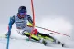 France's Paco Rassat speeds down the course during an alpine ski, men's World Cup slalom, in Adelboden, Switzerland, January 11, 2026