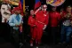 A PDVSA worker of the state-owned oil company carries a cutout of former President Nicolas Maduro dressed as an oil worker during a rally, January 29, 2026 