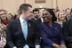 Kemi Badenoch with Robert Jenrick before being announced as the new Conservative Party leader following the vote by party members at 8 Northumberland Avenue in central London, November 3, 2024