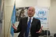UNCHR High Commissioner Barham Salih talks during an interview with the Associated Press, in Rome, January 26, 2026