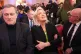 Far-right leader Marine Le Pen (centre) is framed by Louis Aliot (left) and conservative lawmaker Eric Ciotti during National Rally president Jordan Bardella's New Year address to the press, January 12, 2026 in Paris