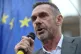 Paul Mason addresses protesters from Another Europe is Possible outside the Houses of Parliament, London, August 28, 2019