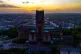 The sun rises behind the Anglican Cathedral in Liverpool