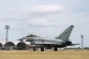 A Eurofighter Typhoon FGR4 returns to RAF Coningsby in Lincolnshire, June 27, 2025