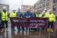 First Minister of Scotland John Swinney (centre), Housing Secretary Mairi McAllan and James Ward (centre left), managing director of Lowther during a visit to the Wheatley Housing Development in Wallyford, East Lothian, January 22, 2026