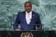 Then President of Burkina Faso Paul Henri Sandaogo Damiba addresses the 77th session of the United Nations General Assembly, September 23, 2022, at the UN headquarters