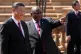 South Africa's President Cyril Ramaphosa (right) with Chinese President Xi Jinping during a state visit at Union Building in Pretoria, South Africa, August 22, 2023