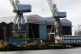 A general view of the BAE shipyard in Govan, Glasgow
