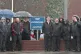 Prison officers outside Liverpool Prison in a protest over health and safety concerns after the Prison Officers Association (POA) directed all its members to take part in a day of action after negotiations with the government broke down, November 2016
