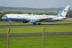 A US government plane carrying Vice-President JD Vance lands at Prestwick airport last summer