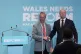 Reform UK leader Nigel Farage (left) welcomes Dan Thomas on stage after announcing him as the leader of Reform UK in Wales before the Senedd elections in May, during a rally at the International Convention Centre Wales in Newport, February 5, 2026
