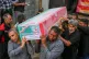 A coffin is carried during the funeral of mostly children killed in what Iranian officials said was an Israeli-U.S. strike February 28 at a girls' elementary school in Minab, Iran, March 3, 2026